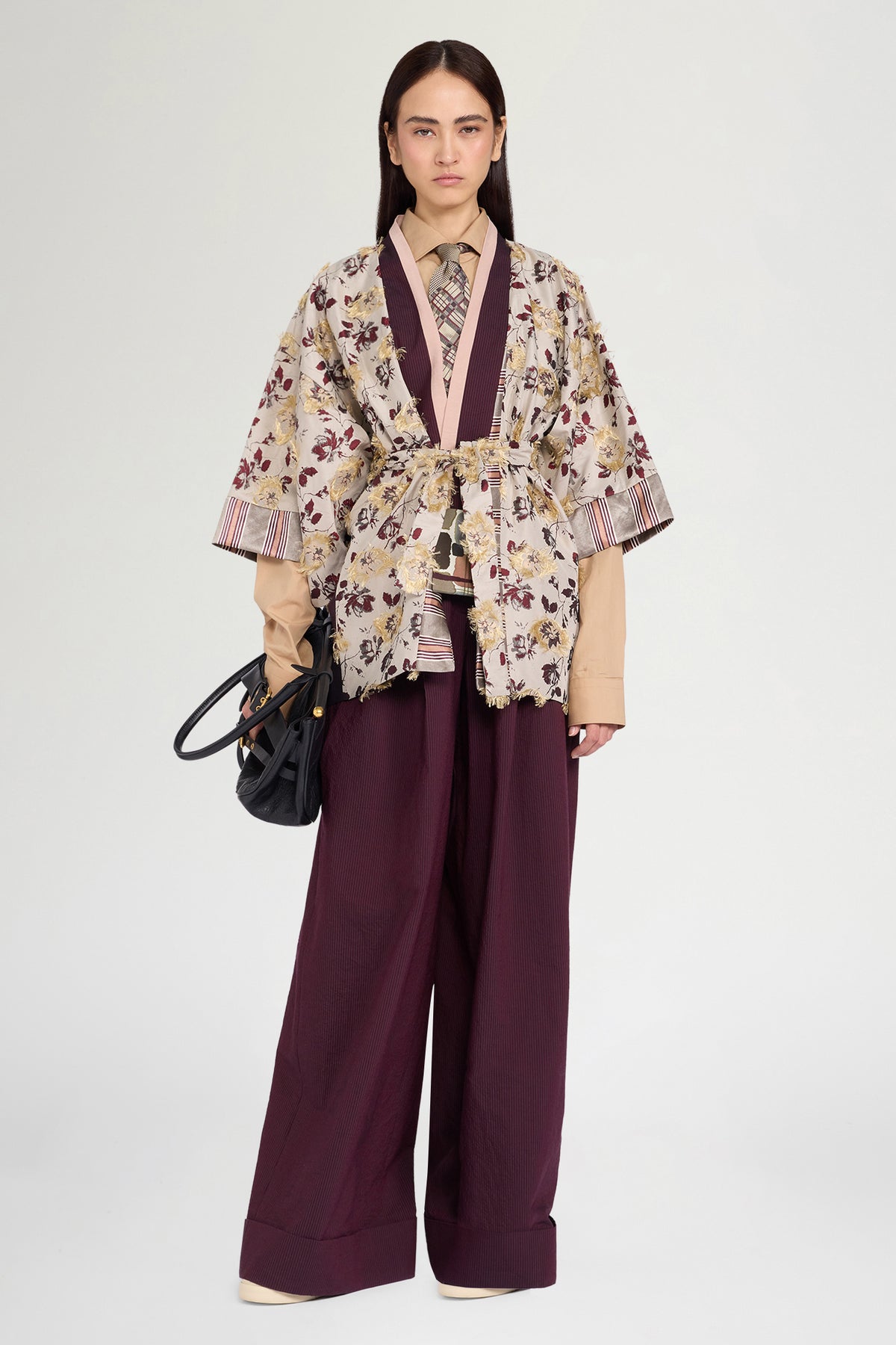 Kimono con Patchwork Floreale
