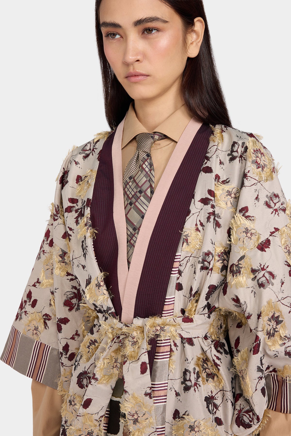 Kimono con Patchwork Floreale