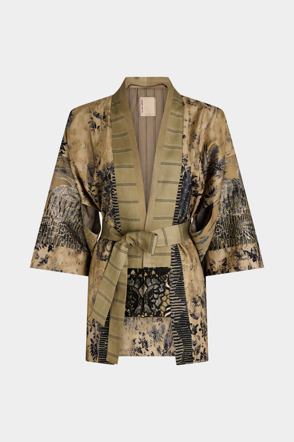 Gold Patchwork Kimono
