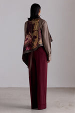 Patchwork Draped Gavoi Cape