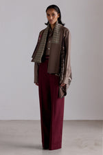 Patchwork Draped Gavoi Cape
