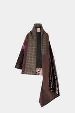 Patchwork Draped Gavoi Cape