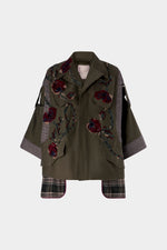 Parka in Tweed Ricamato