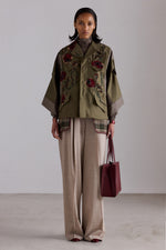 Parka in Tweed Ricamato