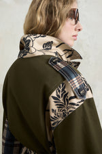 Regular Parka with Double-Face Duchesse Inserts