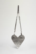 Heart Shoulder Bag Silver