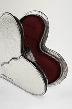 Heart Shoulder Bag Silver