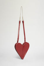 Heart Shoulder Bag Bordeaux
