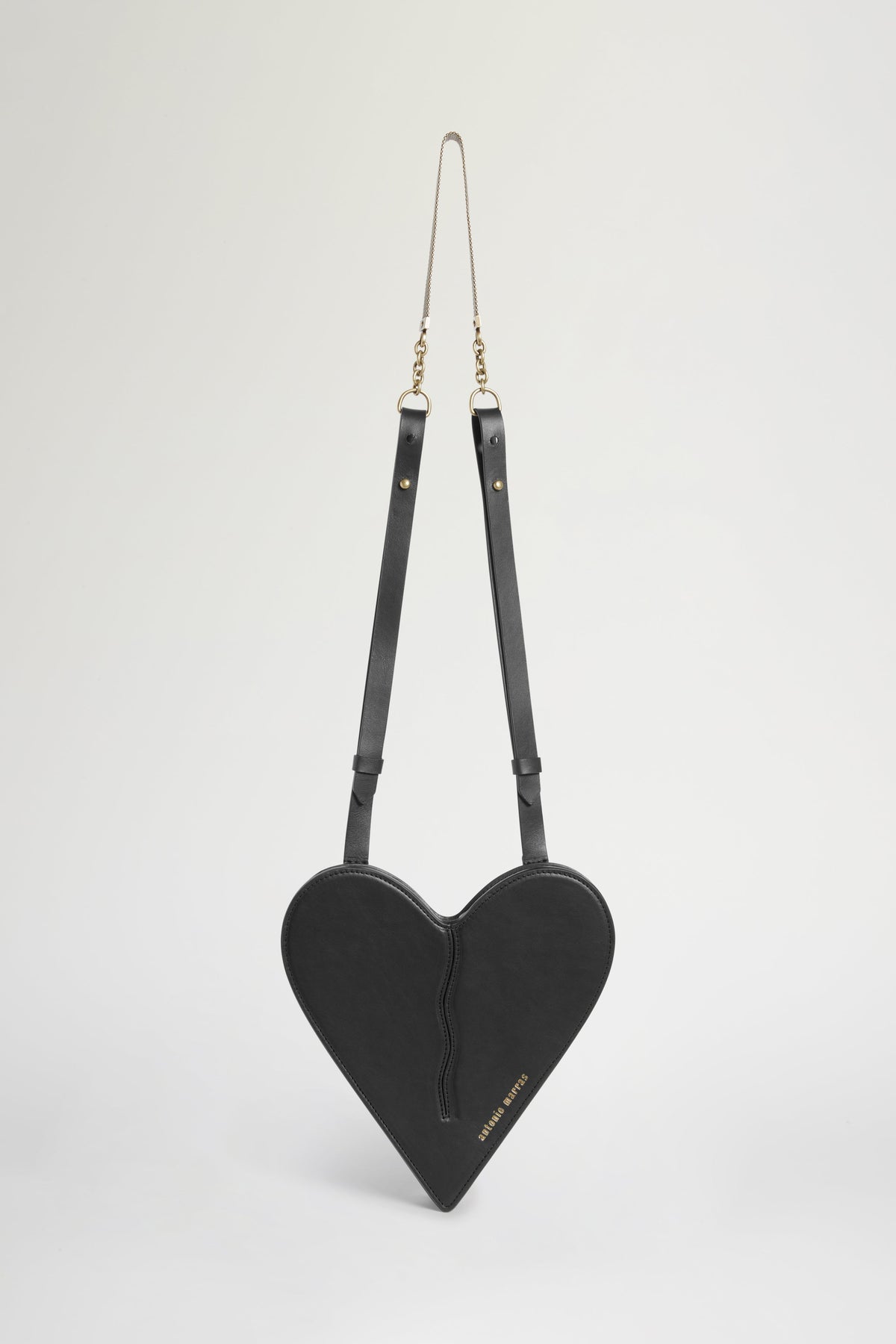Borsa Cuore a Tracolla Nera