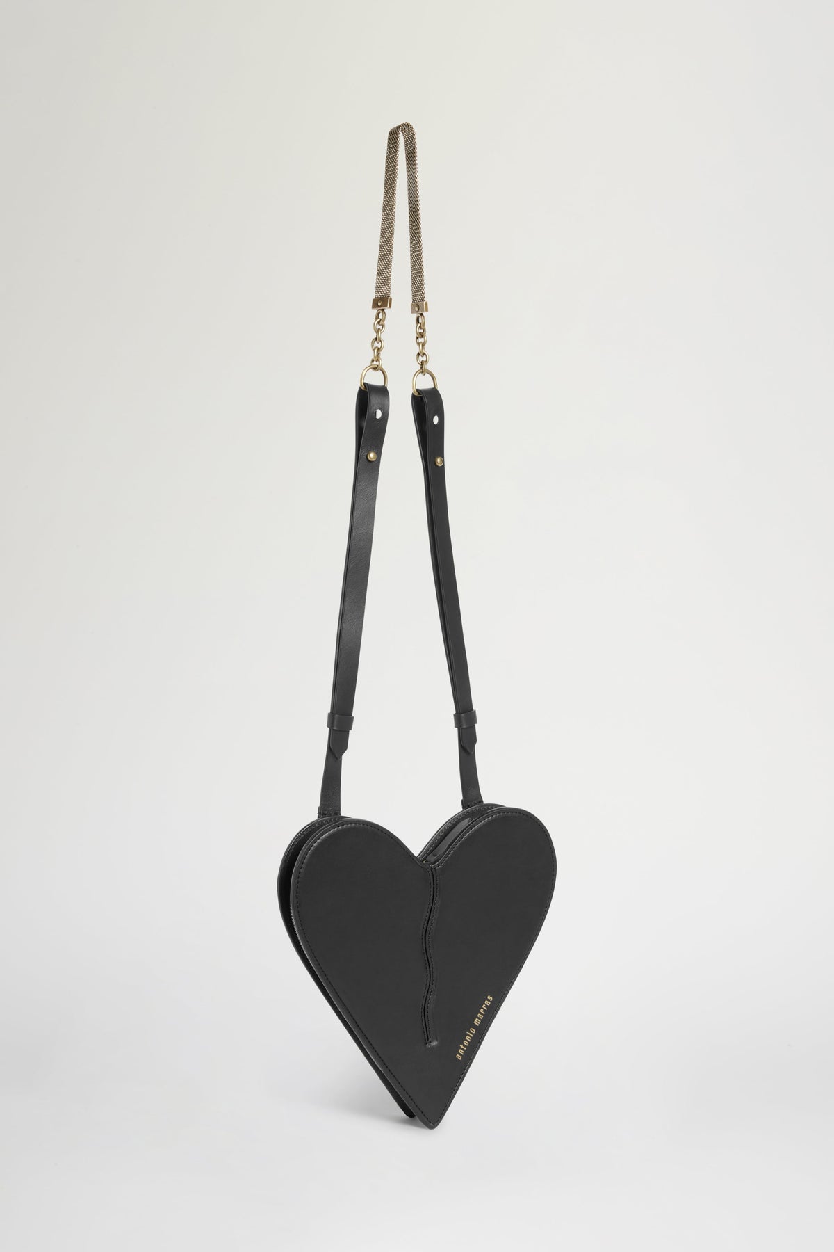 Borsa Cuore a Tracolla Nera