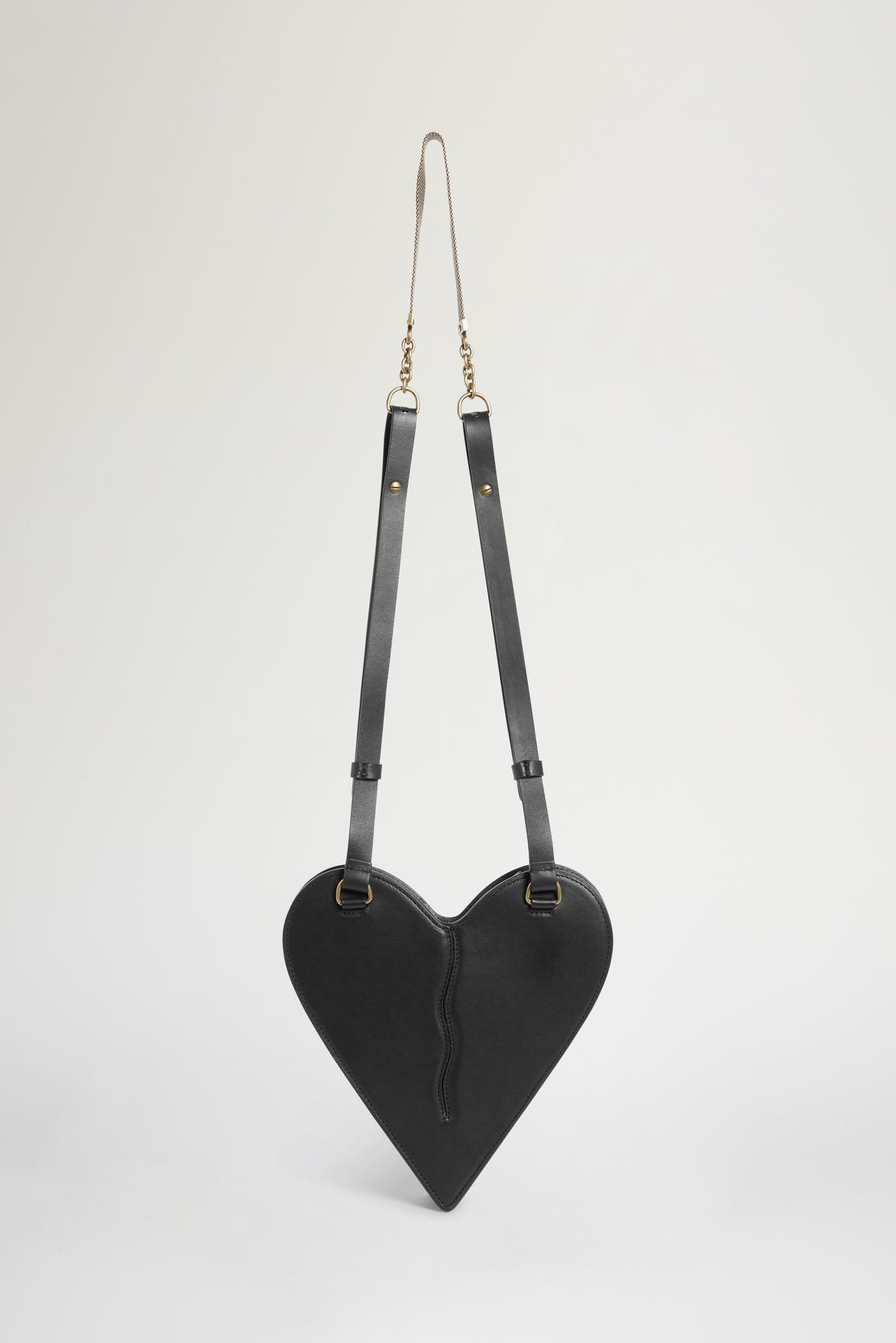 Borsa Cuore a Tracolla Nera