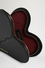 Heart Shoulder Bag Black