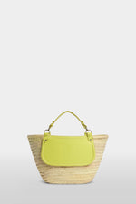 Yellow Large Straw Bag