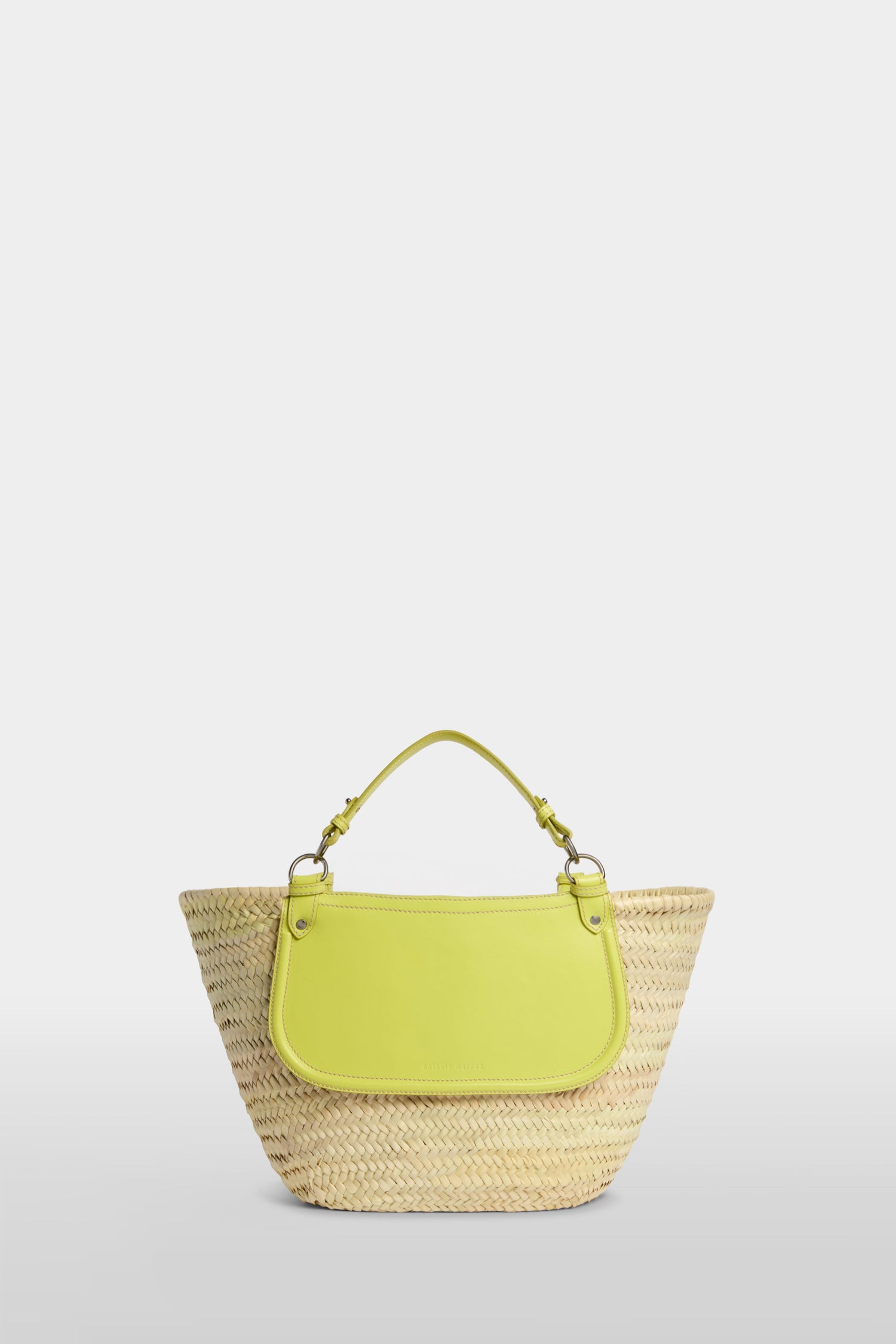 Yellow Large Straw Bag