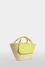 Yellow Large Straw Bag