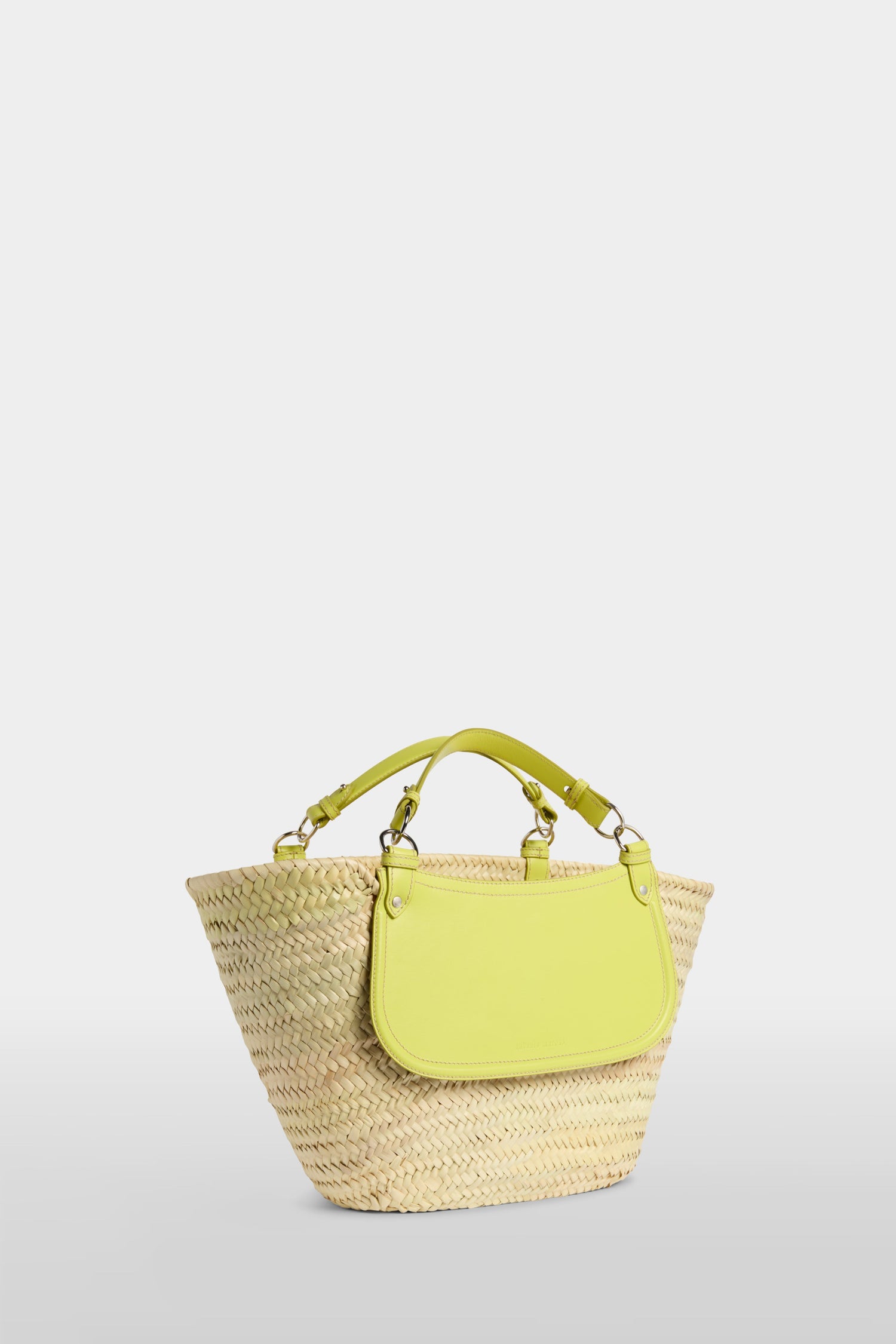 Yellow Large Straw Bag