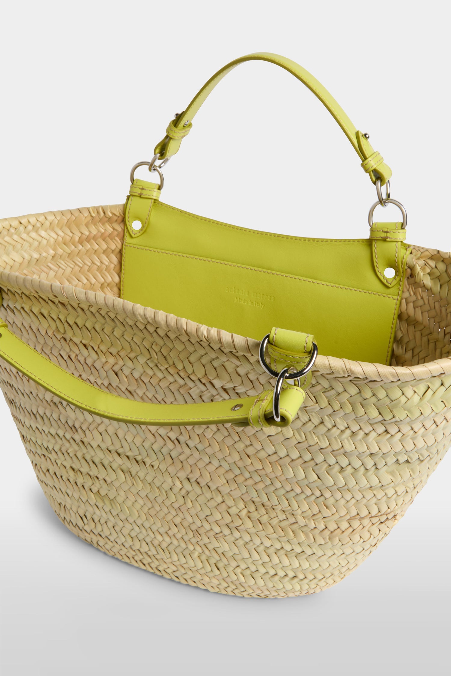 Yellow Large Straw Bag