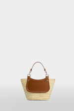 Borsa di Paglia Media Marrone