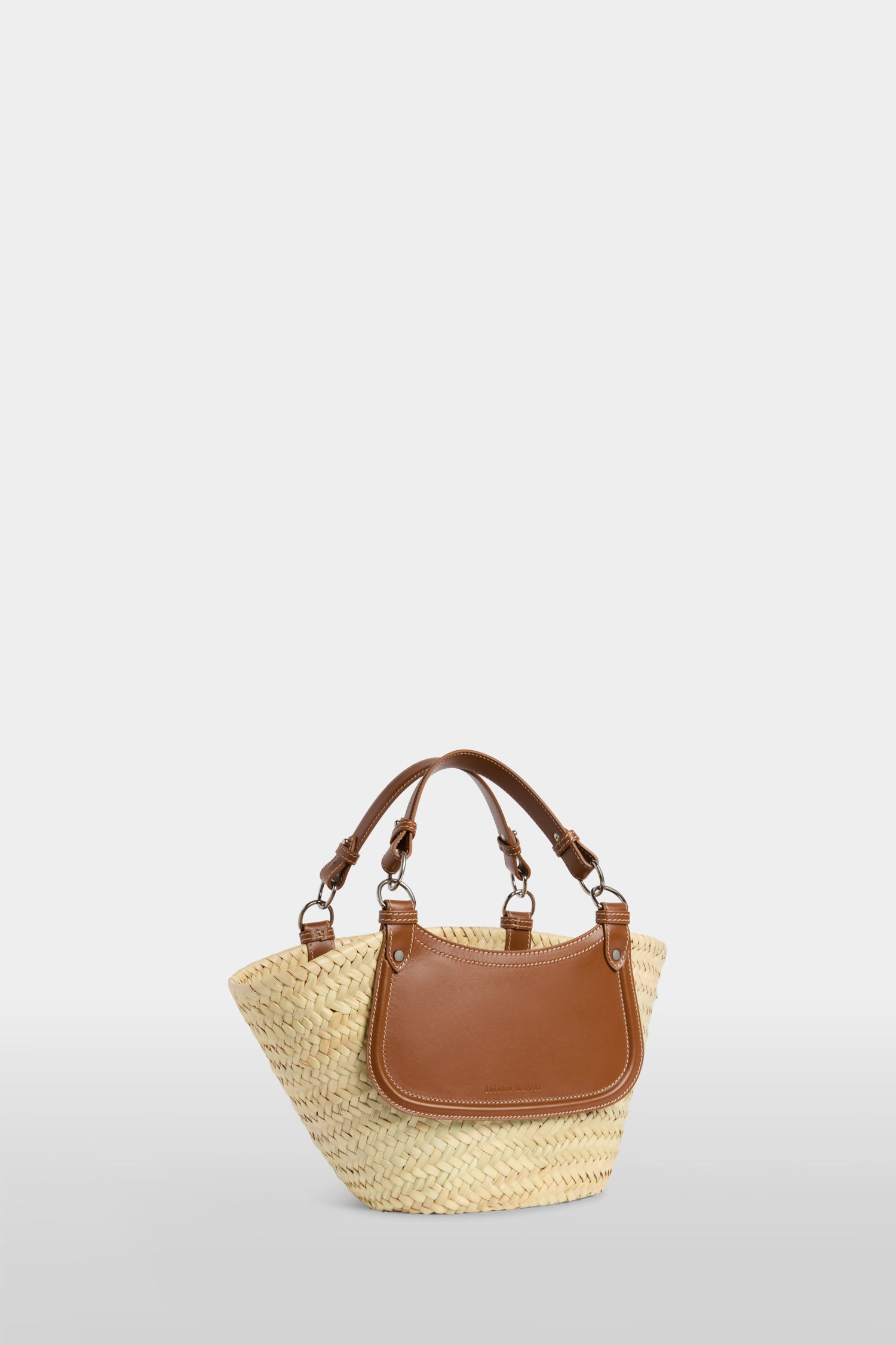 Borsa di Paglia Media Marrone