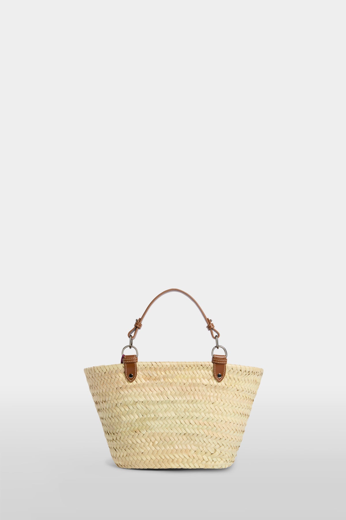 Brown Medium Straw Bag