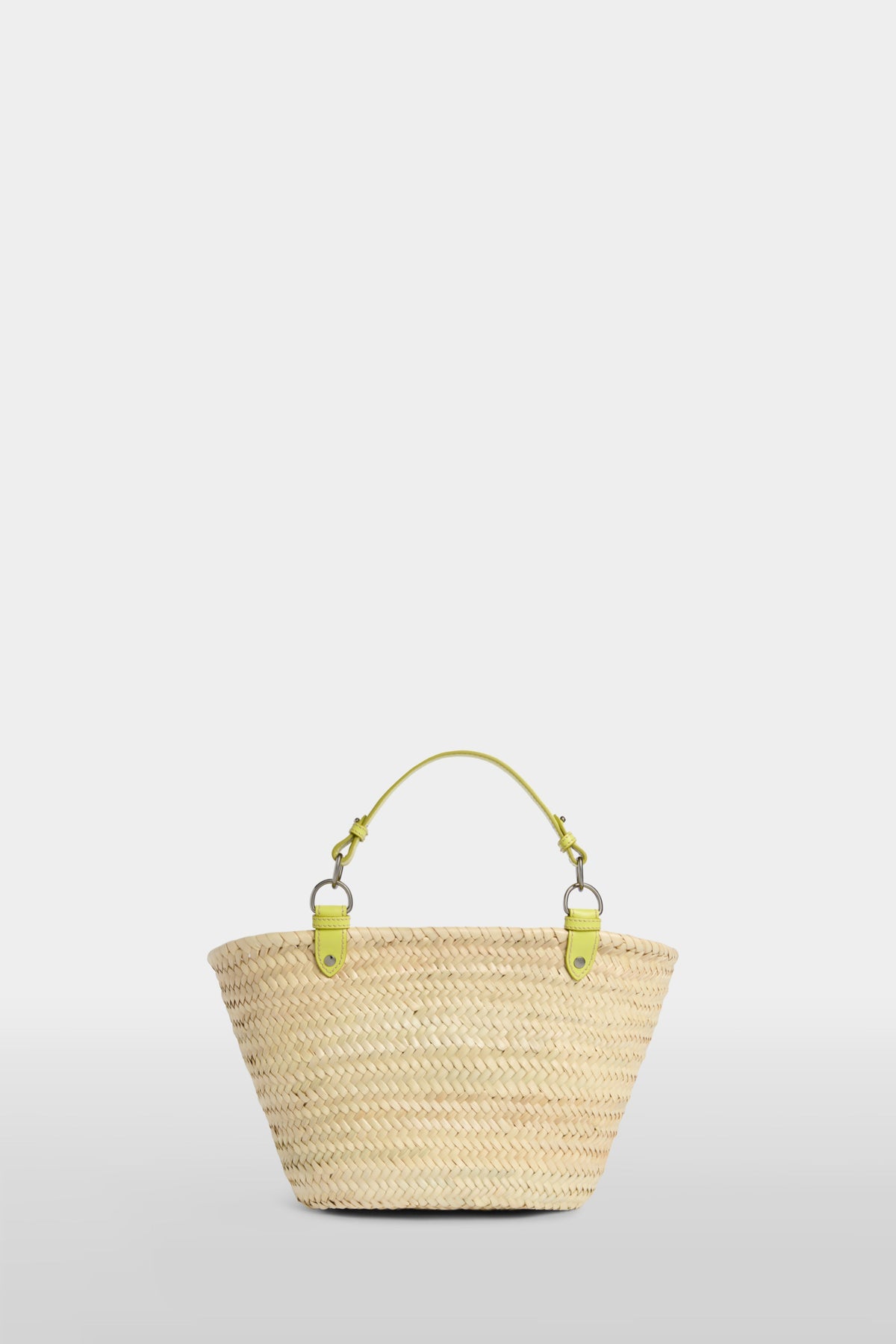 Yellow Medium Straw Bag