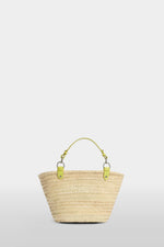 Yellow Medium Straw Bag