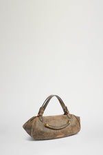 Borsa Antine Effetto Vintage Marrone
