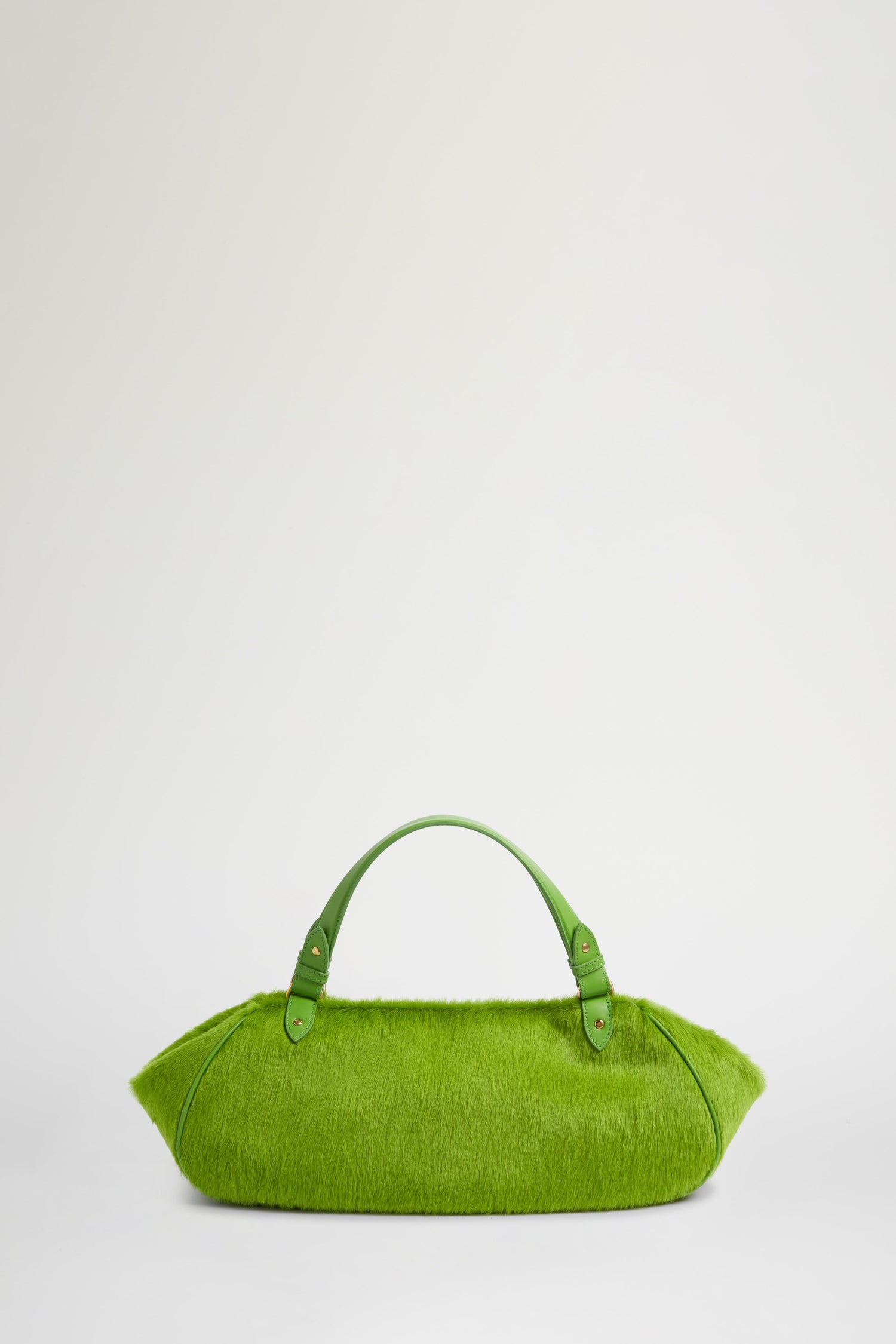 Green Antine Pony-Effect Bag