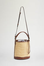 Borsa Consuelo in Rafia Beige