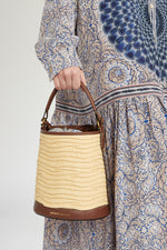 Borsa Consuelo in Rafia Beige