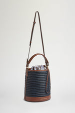 Consuelo Bag in Blue Raffia