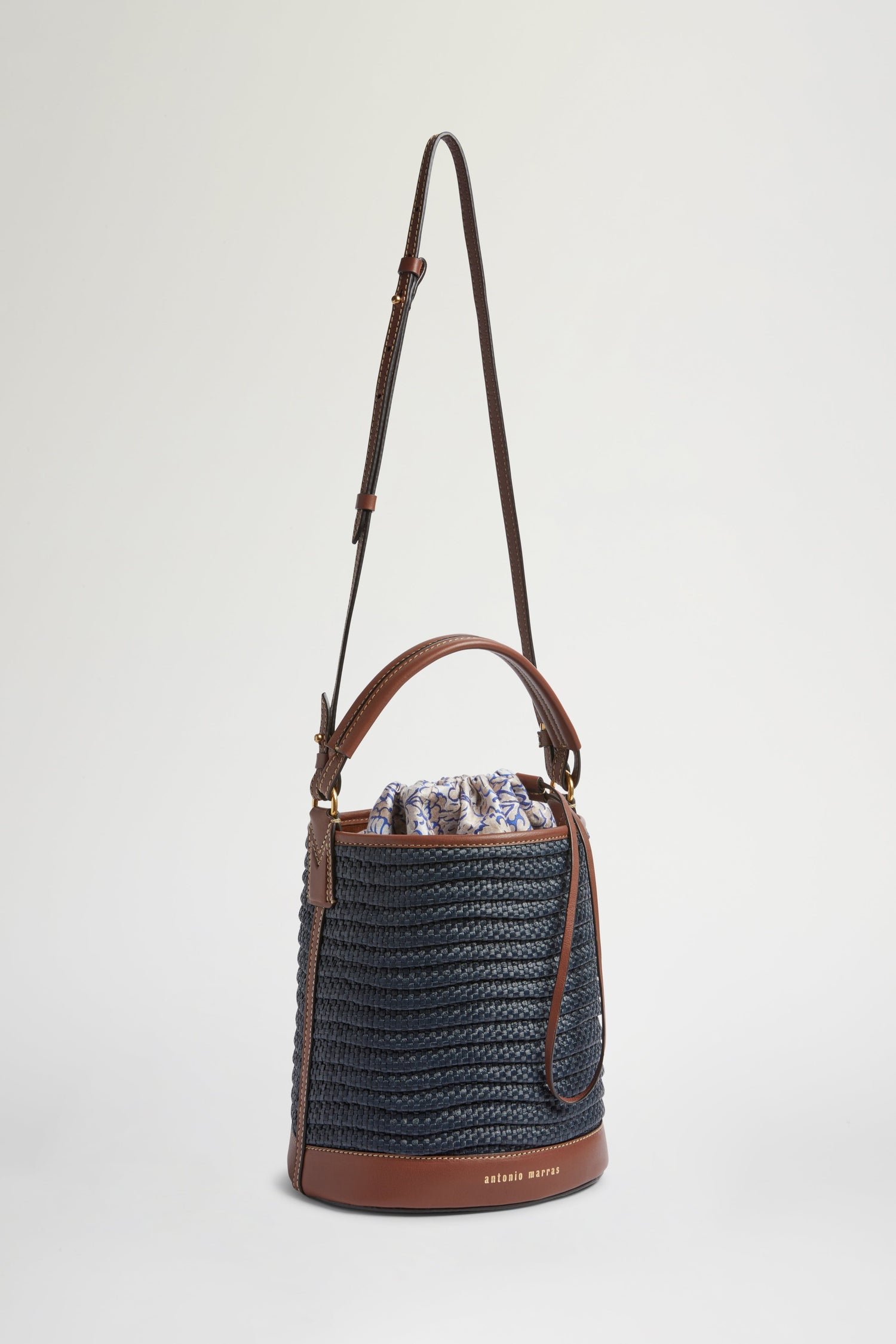 Consuelo Bag in Blue Raffia