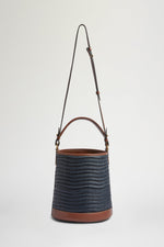 Consuelo Bag in Blue Raffia