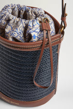 Consuelo Bag in Blue Raffia