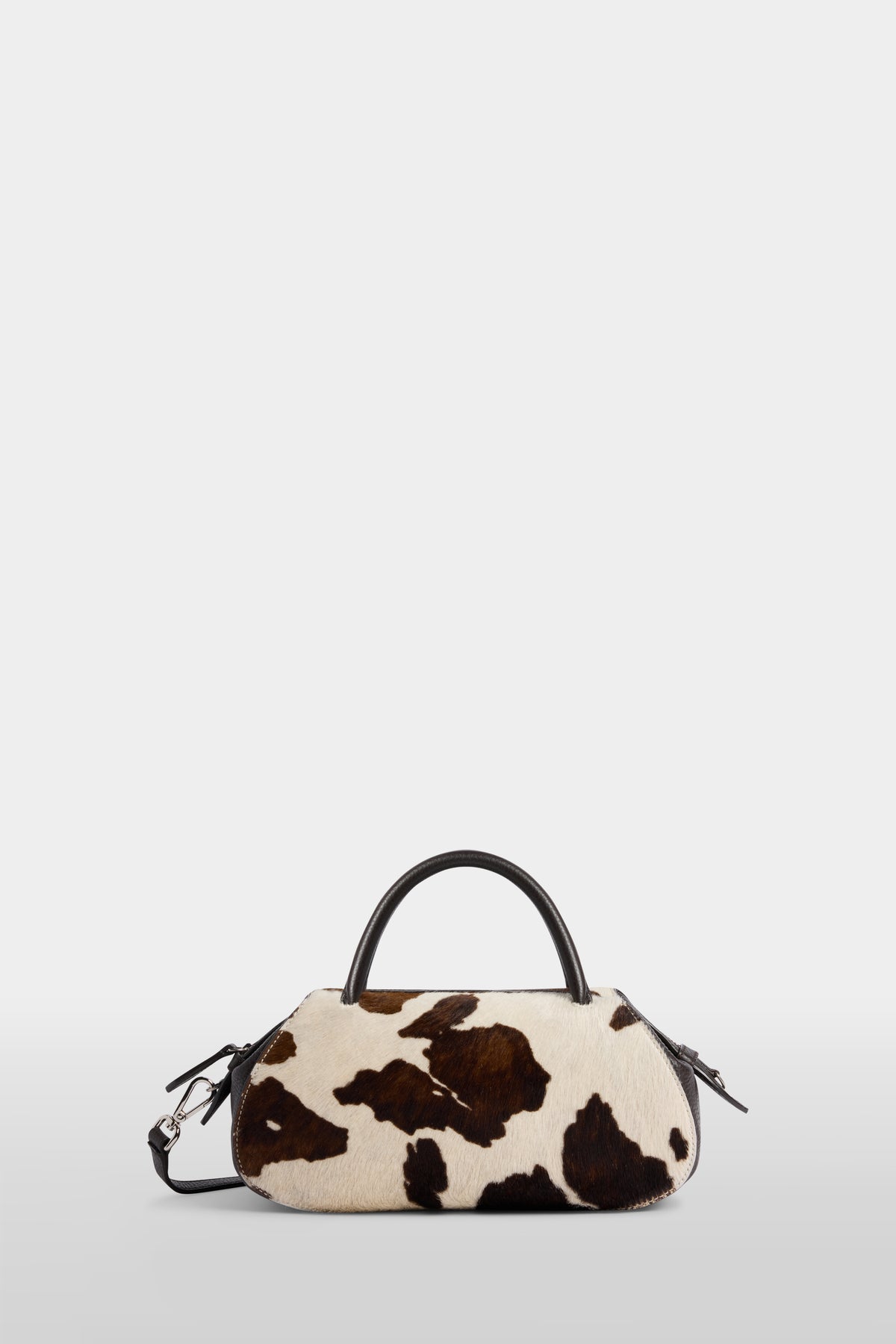 Antine Bag Small in Cavallino con Stampa Mucca