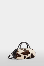 Antine Bag Small in Cavallino con Stampa Mucca