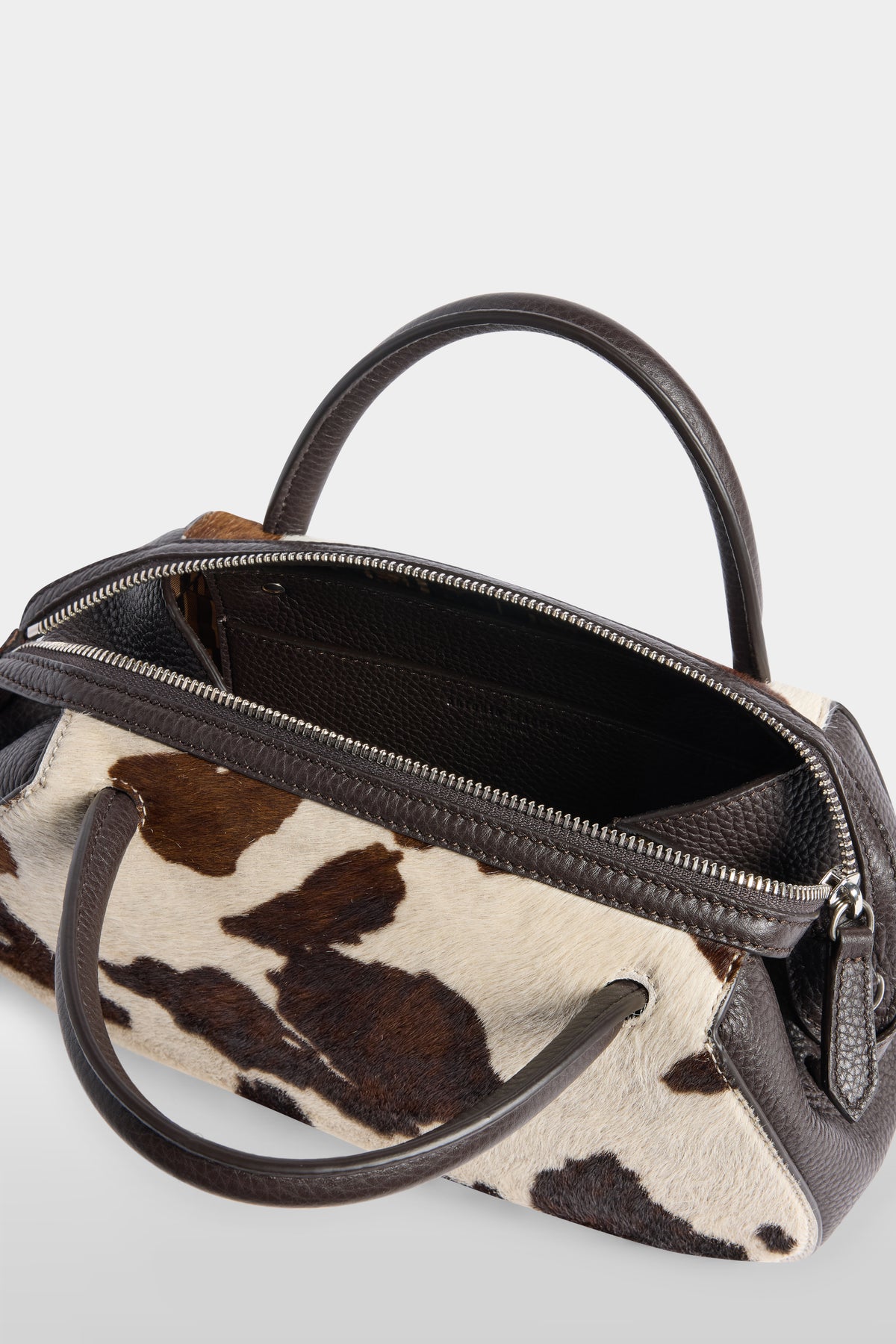 Antine Bag Small in Cavallino con Stampa Mucca