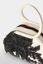 Ivory Caragol Bag with Embroidery