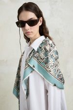 Floral Silk Jabot Robespierre Shirt