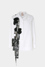 Asymmetric Robespierre with Floral Insert