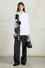 Asymmetric Robespierre with Floral Insert