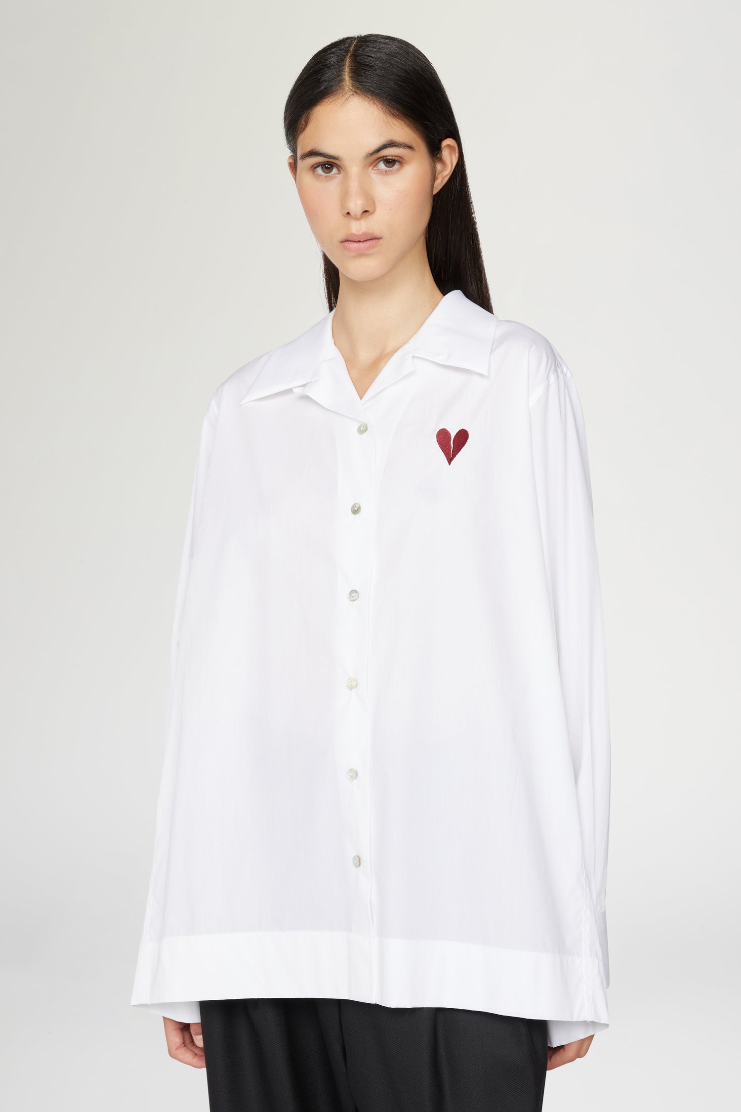 Broken Heart Shirt White