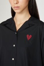 Camicia Cuore Spezzato Nera