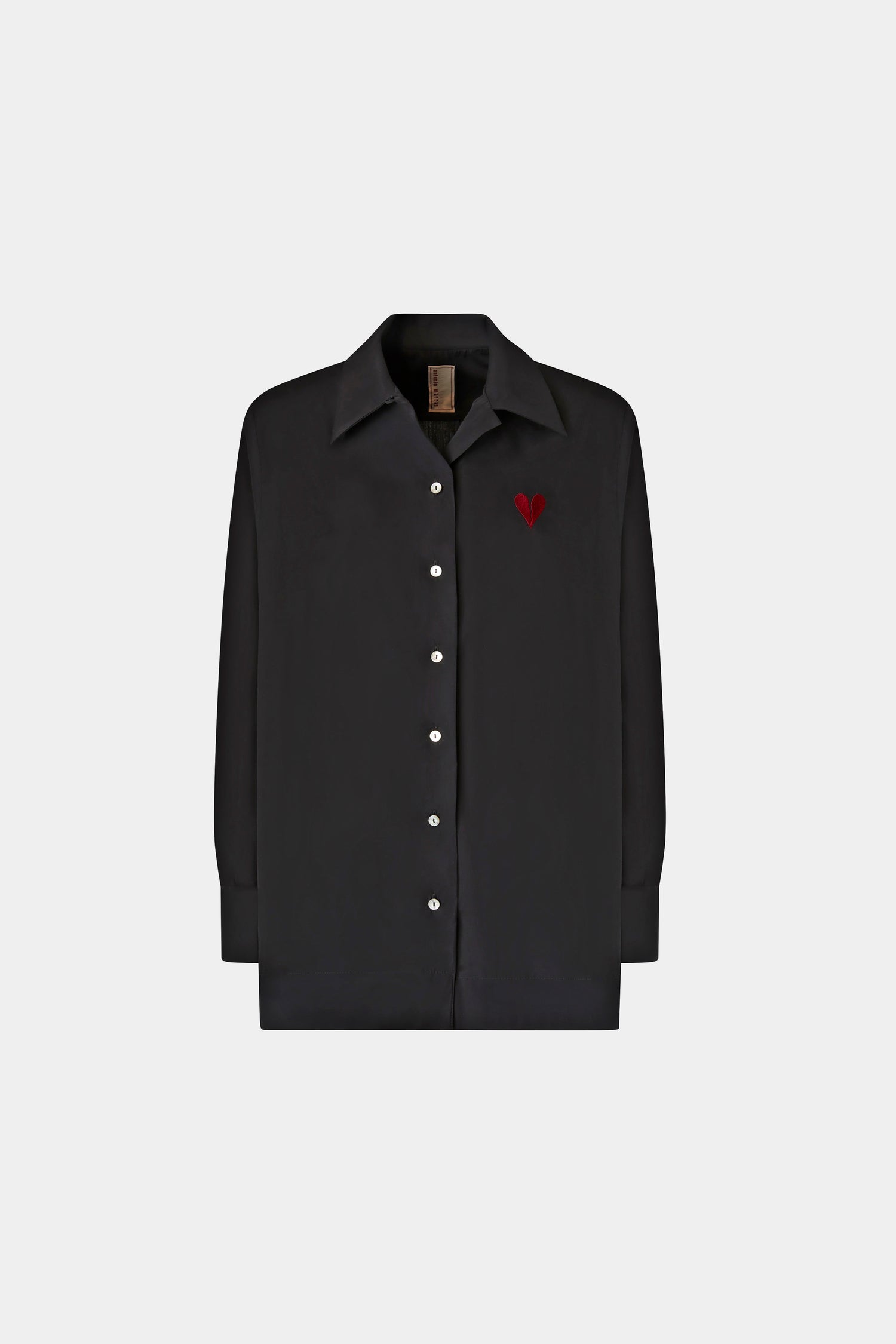 Camicia Cuore Spezzato Nera