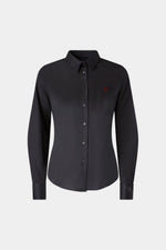 Maglietta Slim Cuore Spezzato Nera