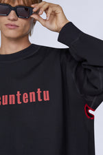 Maicuntentu Black Sweatshirt