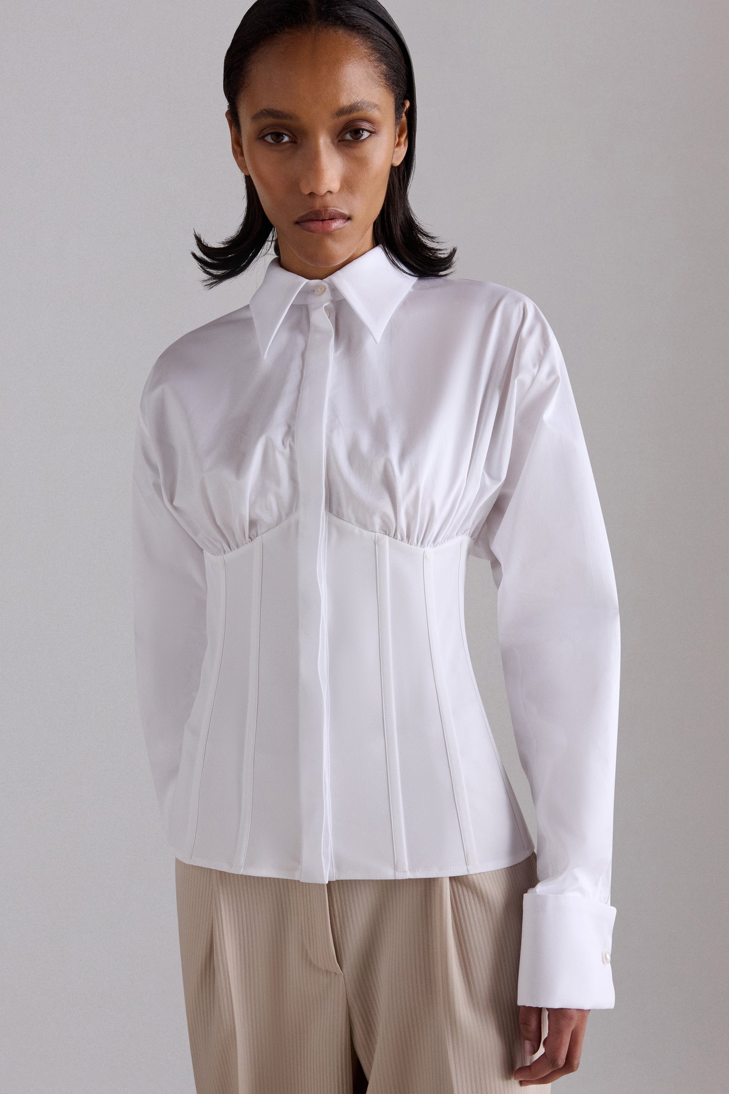 Camicia Bianca con Fiocco