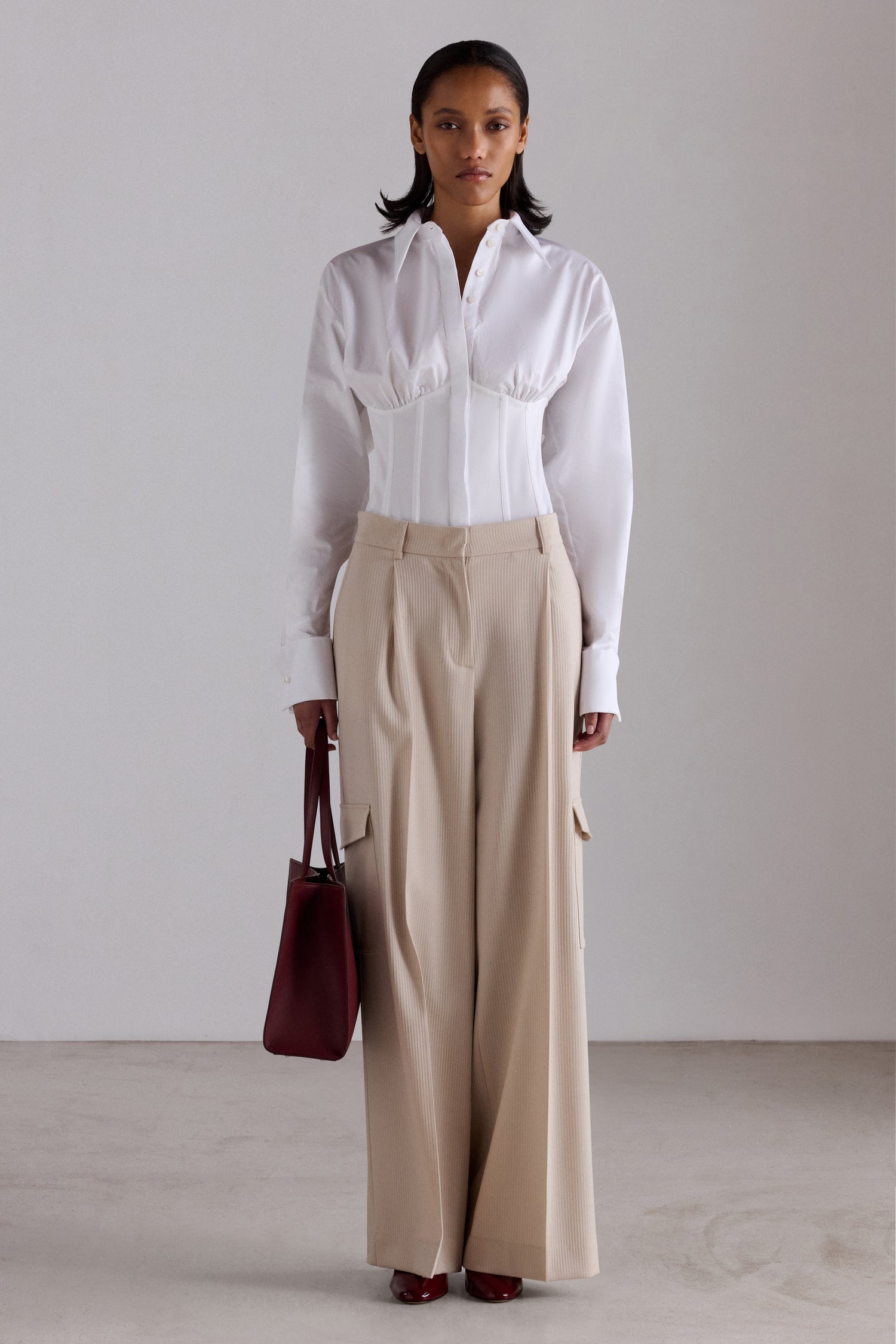 Camicia Bianca con Fiocco