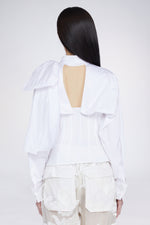 Camicia Bianca con Fiocco