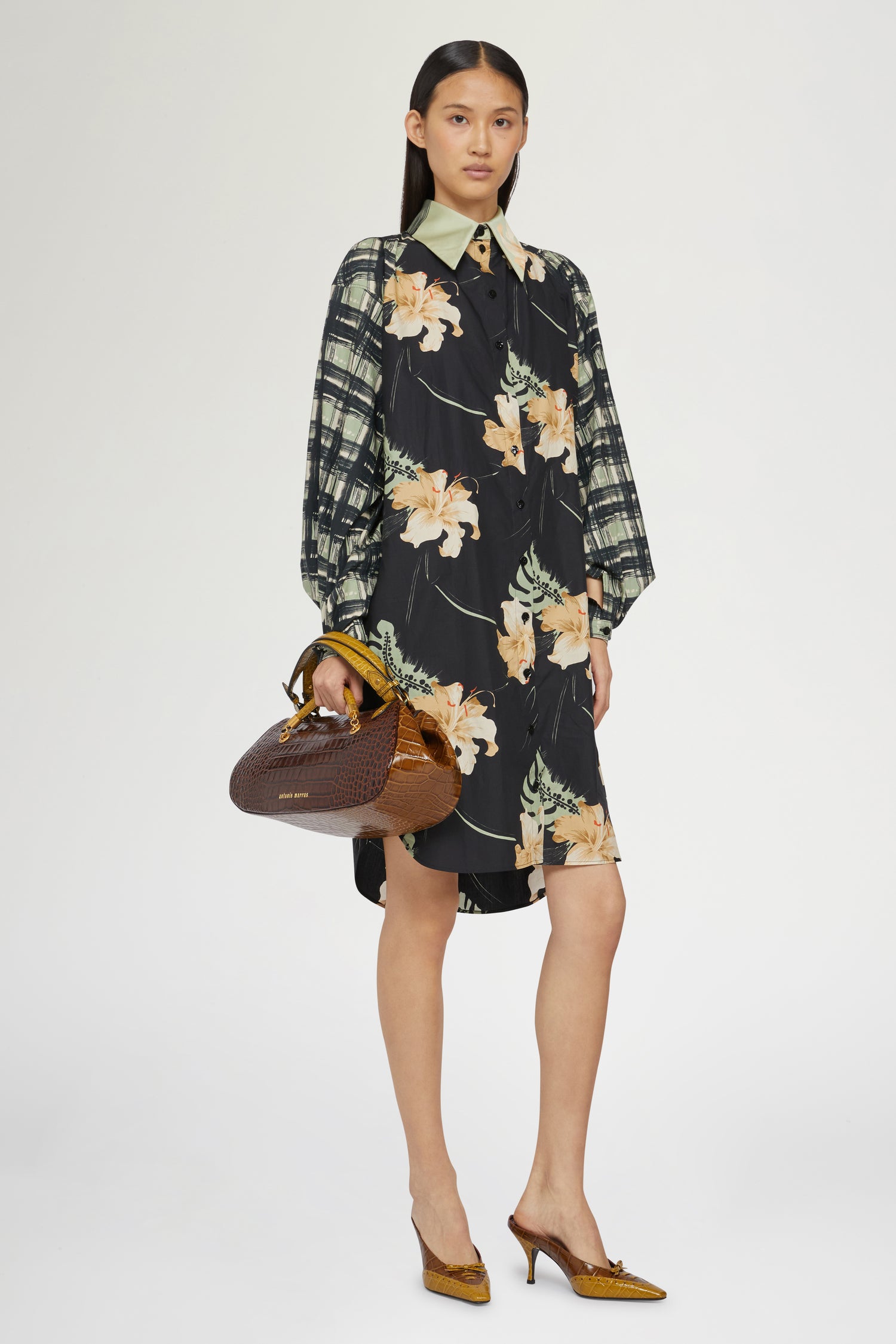 Shirtdress Ibiscus Print